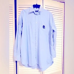 Oversized button down polo